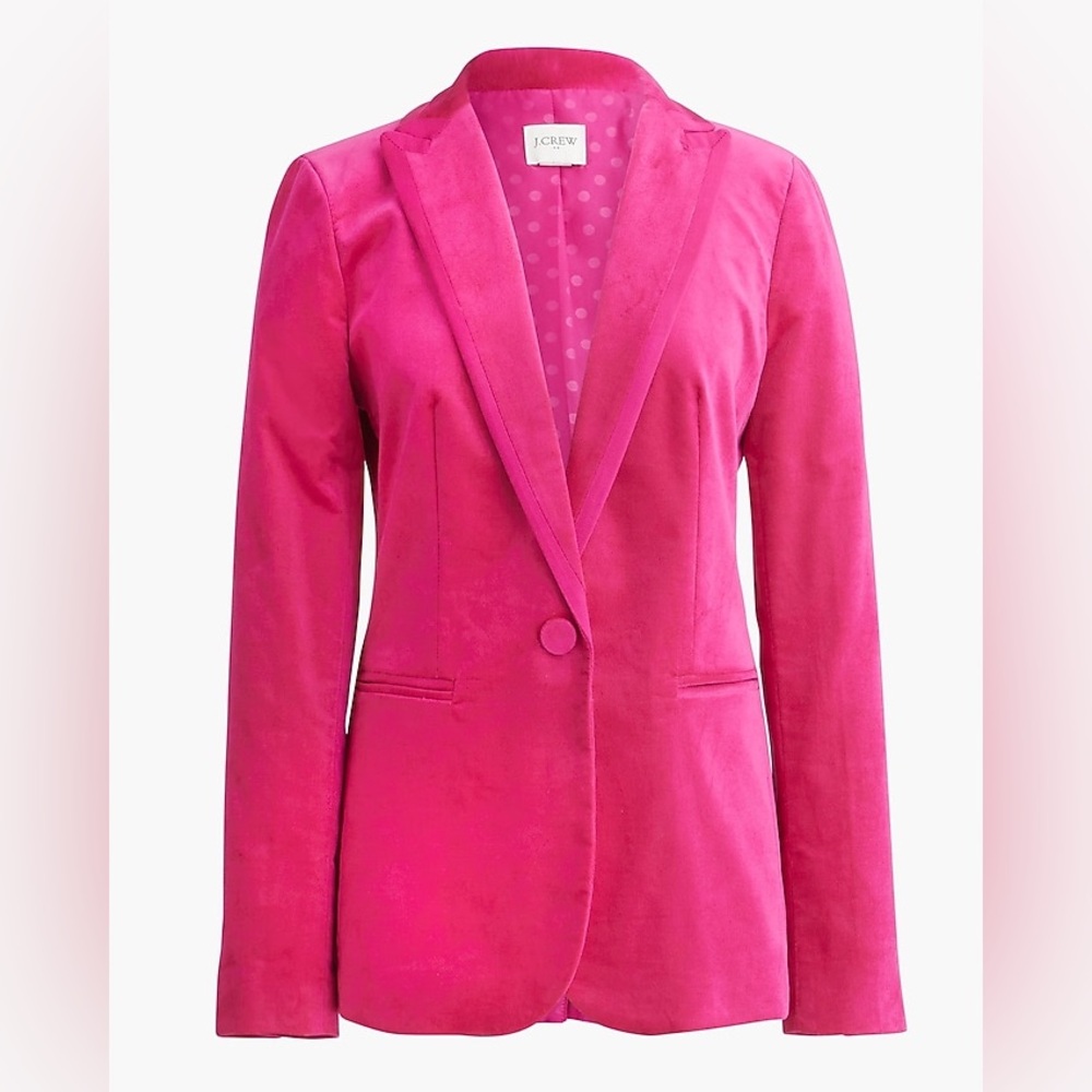 J. Crew Factory Bright Pink Women's Blazer - Size 4